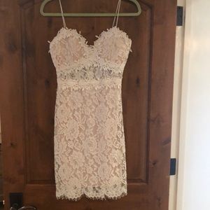 White lace dress